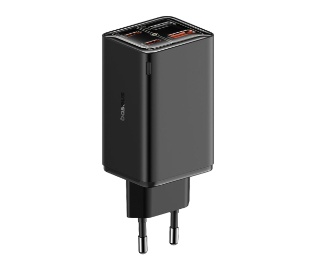 BASEUS sieciowa GaN6 Pro Fast Charger 2C+2U 65W Cluster Black + Kabel Type-C do Type-C 100W(20V/5A) 1m Black - 1298073 - zdjęcie
